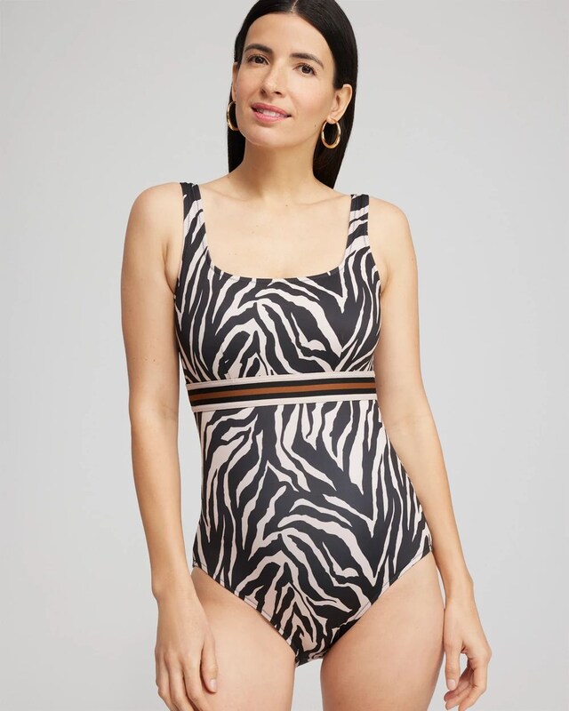 Gottex Square Neck One Piece Swimsuit - image 1